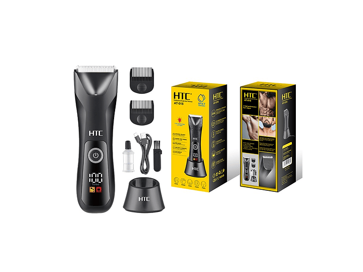 Afeitadora Rasuradora Cuerpo Y Barba Recargable HTC AT-018 3