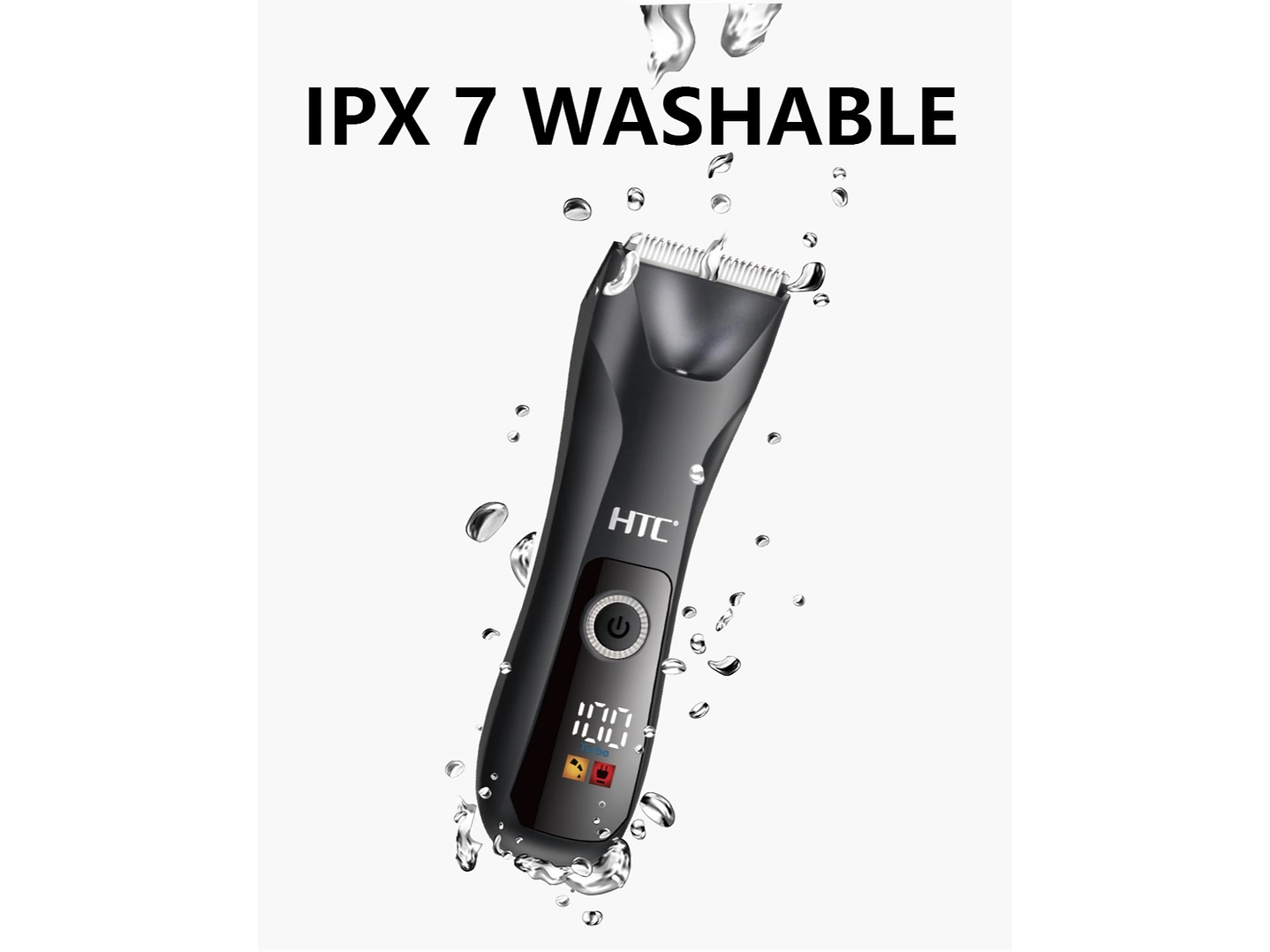 Afeitadora Rasuradora Cuerpo Y Barba Recargable HTC AT-018 6