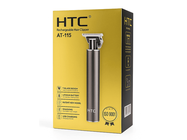 Cortadora De Pelo y Barba Inalámbrica HTC AT-115 5