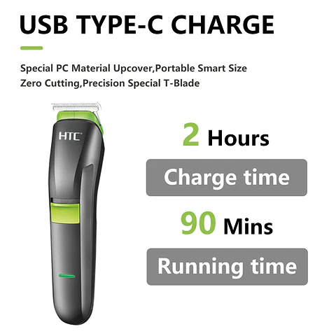 Cortadora De Pelo Set Cuidado Personal 4 en 1 HTC AT-1211