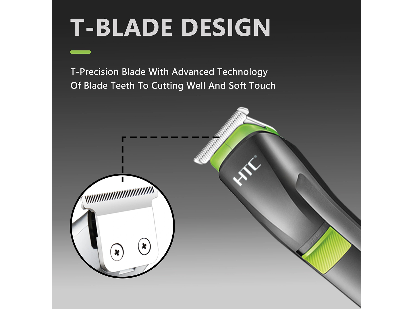 Cortadora De Pelo Set Cuidado Personal 4 en 1 HTC AT-1211 4