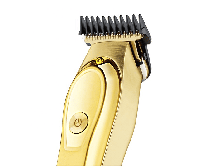 Cortadora De Pelo y Barba Inalámbrica HTC AT-176 Dorada 4