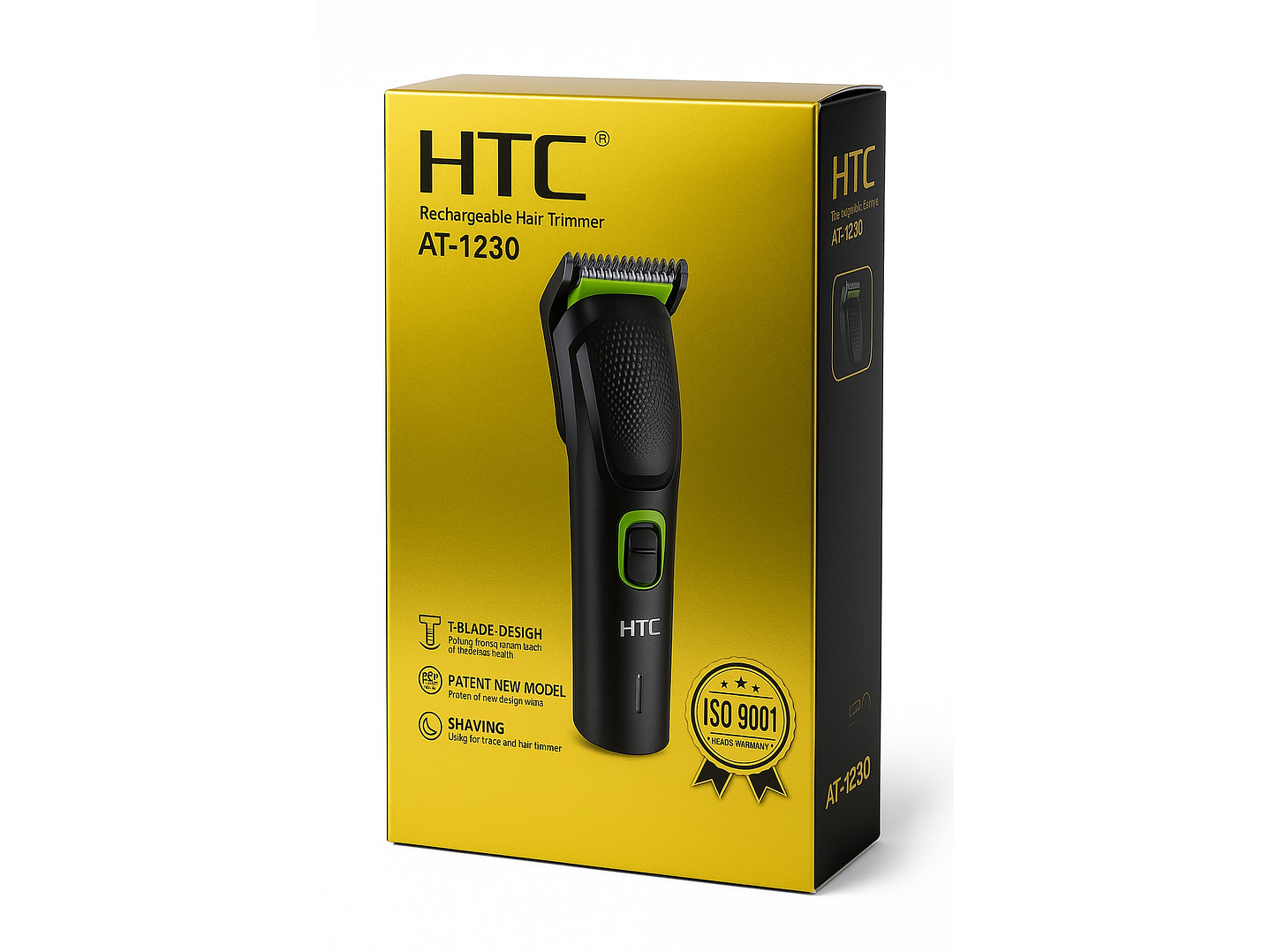 Cortadora De Pelo y Barba Inalámbrica HTC AT-1230 7