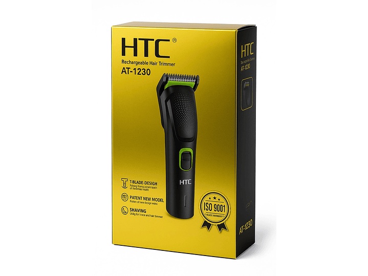 Cortadora De Pelo y Barba Inalámbrica HTC AT-1230 7