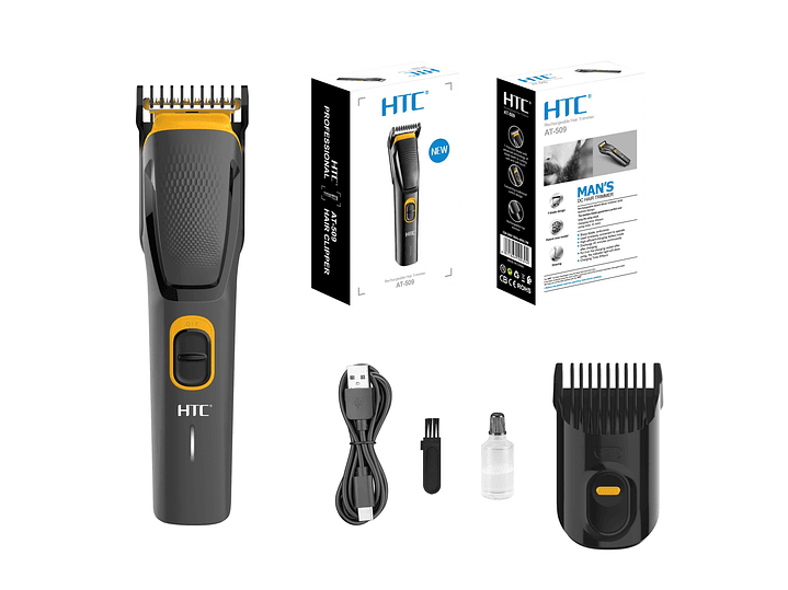 Cortadora De Pelo y Barba Inalámbrica HTC AT-509 5