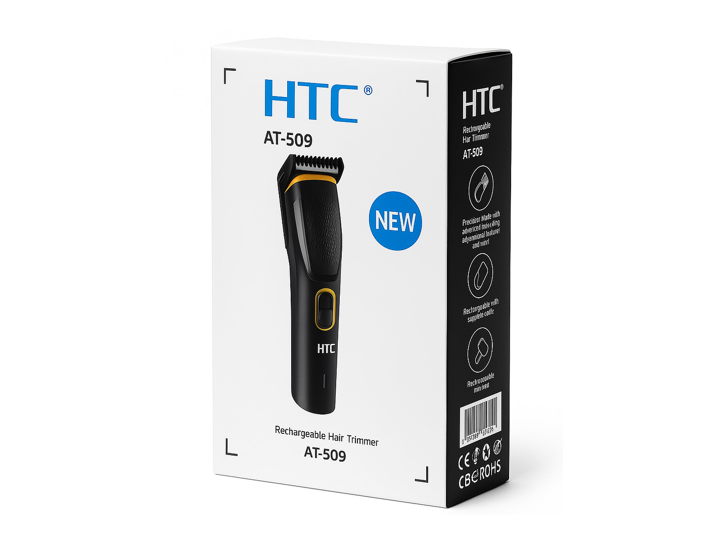 Cortadora De Pelo y Barba Inalámbrica HTC AT-509 6