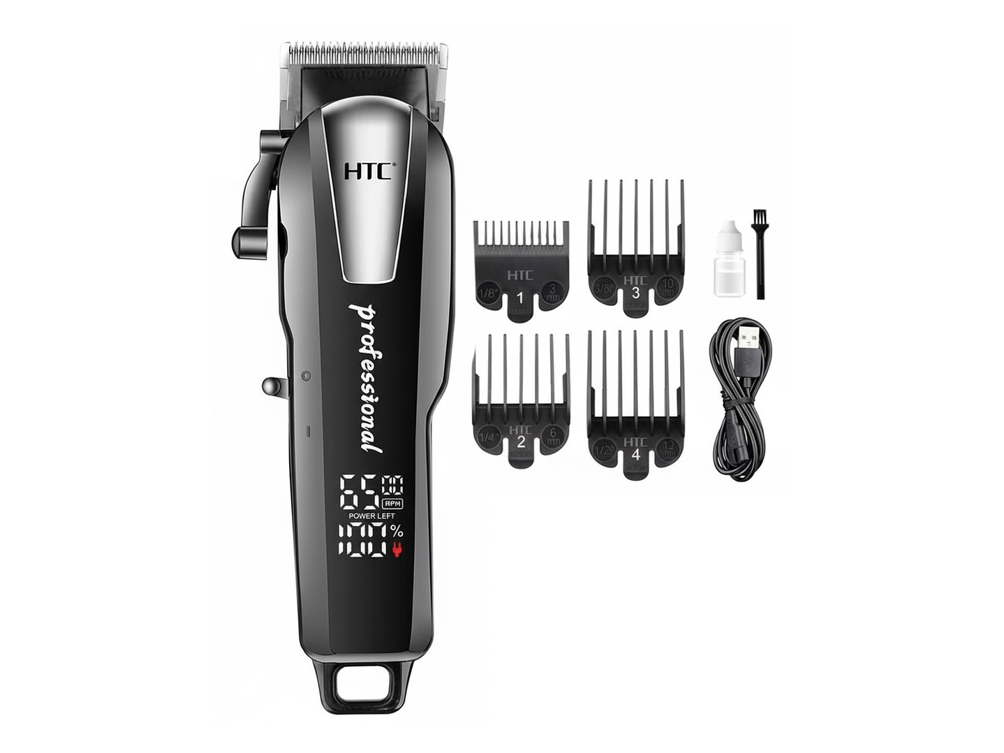Cortadora De Pelo y Barba Inalámbrica HTC CT-8083 2
