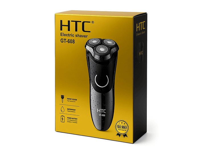 Afeitadora Rotativa Inalámbrica HTC GT-608 5