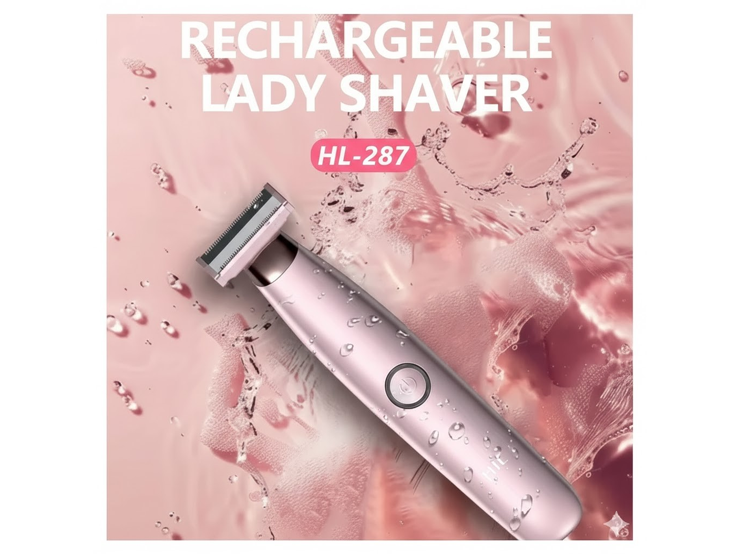 Depiladora Rebajadora Femenina Inalámbrica HTC HL-287 5