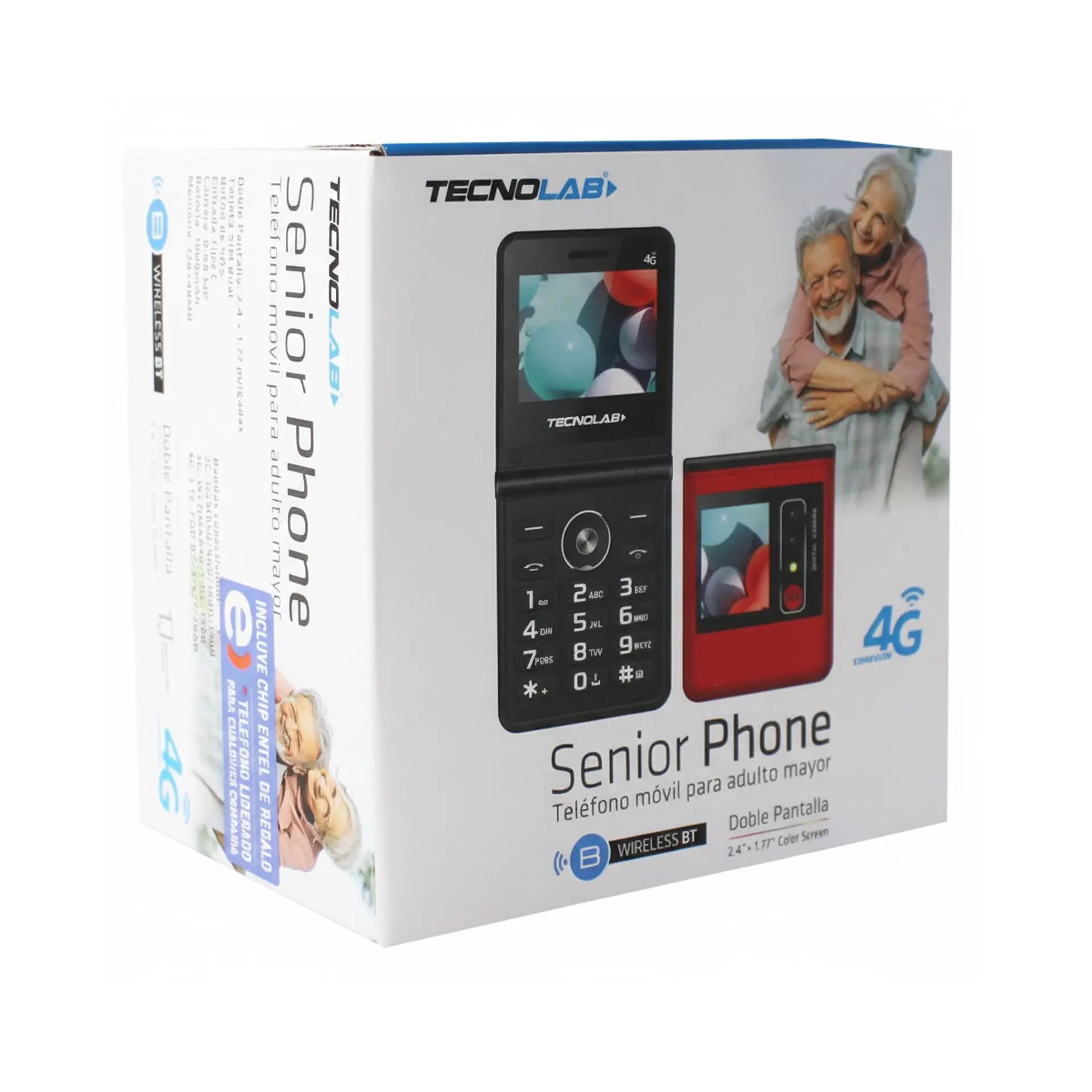 Teléfono Senior 4g Doble Pantalla Tecnolab TL709R 5