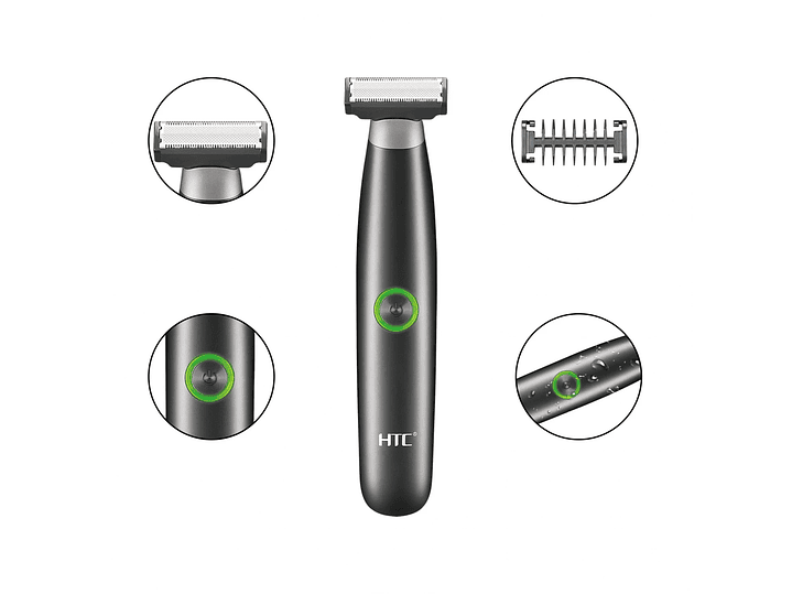 Afeitadora Perfiladora Barba y Cuerpo Inalámbrica HTC GT-288 3
