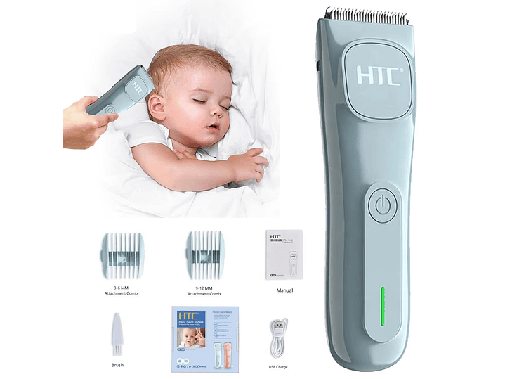 Cortadora De Pelo Niños y Bebes Inalámbrica HTC BL-066 3
