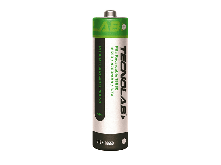 Batería Recargable 18650 3.7v Litio-ion Tecnolab 4200mha 2