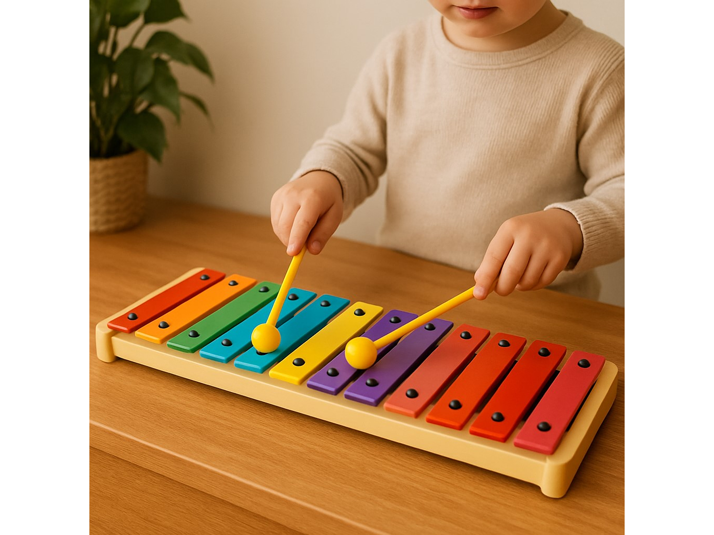 Baquetas Repuesto Metalofono Xilófono Hendrix HX0092 3