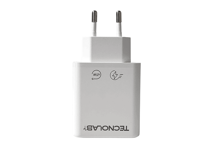 Cargador Ultra Rápido 45W QC 3.0 TL810 Doble Puerto Tecnolab 1