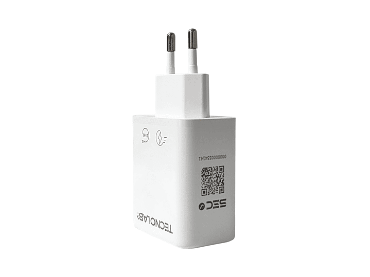 Cargador Ultra Rápido 45W QC 3.0 TL810 Doble Puerto Tecnolab 2