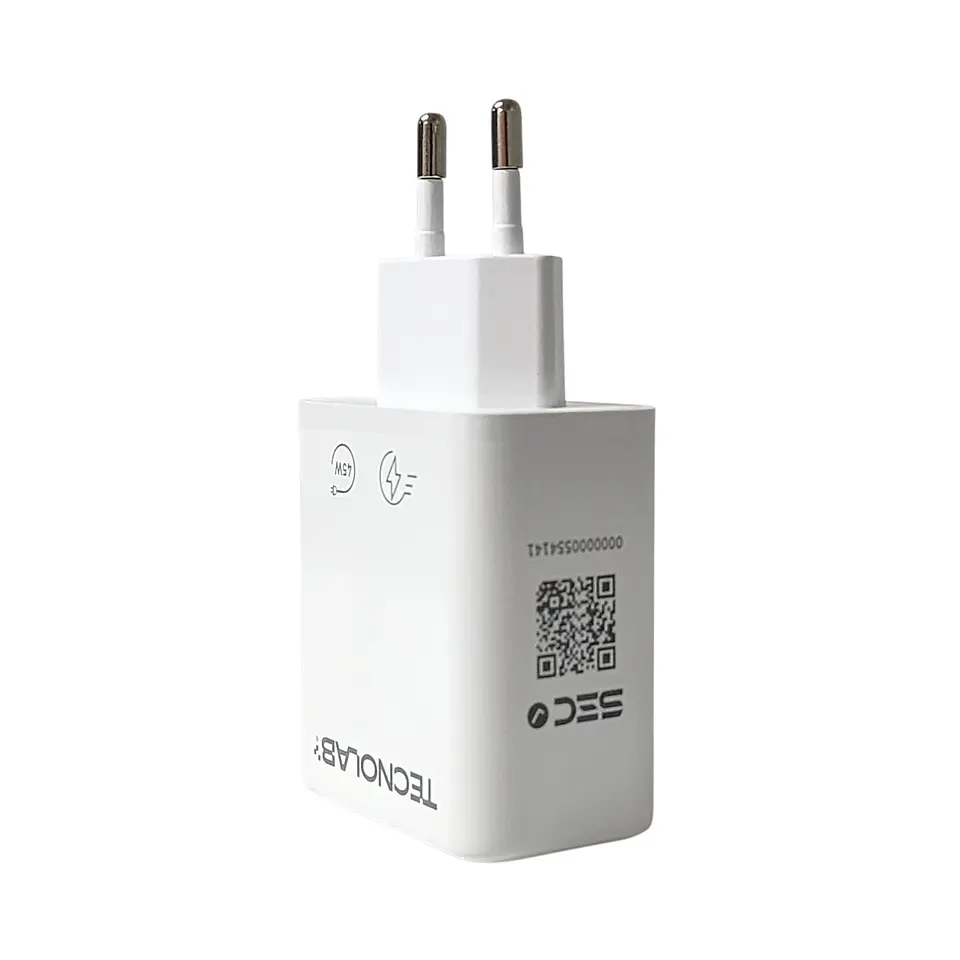 Cargador Ultra Rápido 45W QC 3.0 TL810 Doble Puerto Tecnolab 2