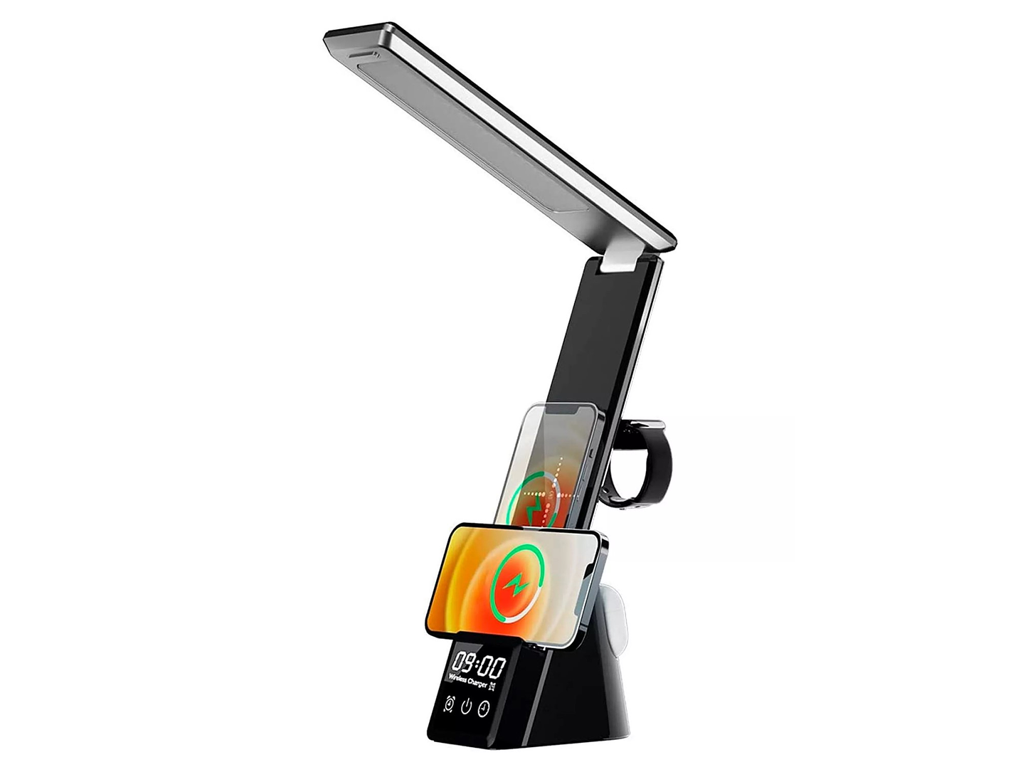 Lámpara Escritorio 4 en 1+ Cargador Inalámbrico Qi Tecnolab 3