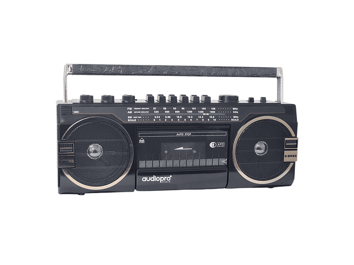 Radio Cassette 80s USB inalámbrico BT AP02054 Audio Pro 1