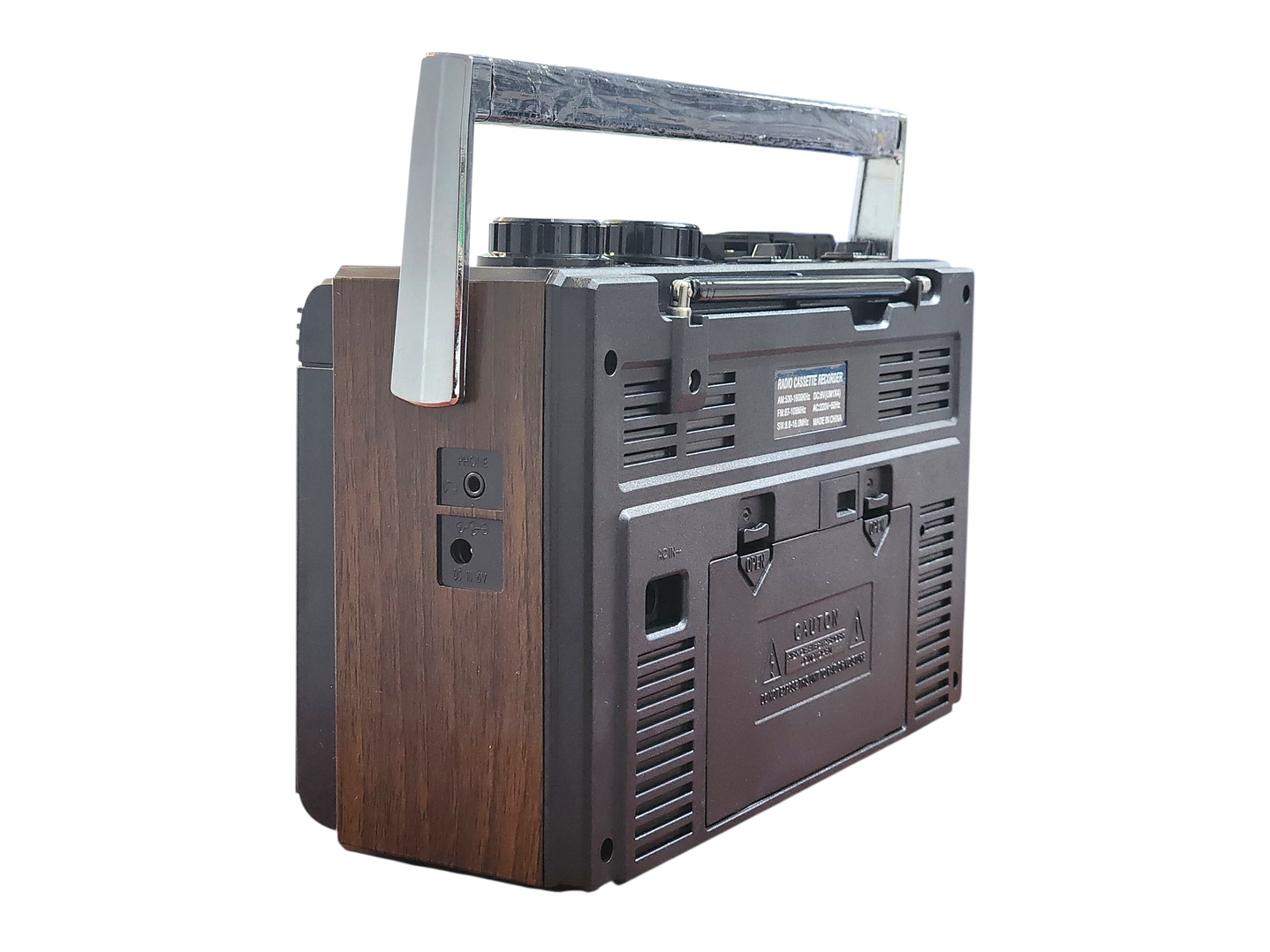 Radio Retro Portátil Cassette BT USB 20W AP02076 AudioPro 2