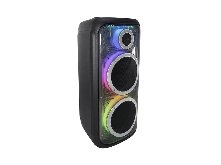 Parlante karaoke Vibe Tone Max AP02114 Led BT + Mic Audiopro 5000w 1