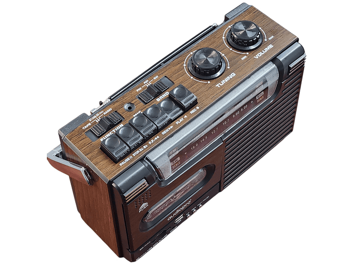 Radio Retro Portátil Cassette BT USB 20W AP02076 AudioPro 5