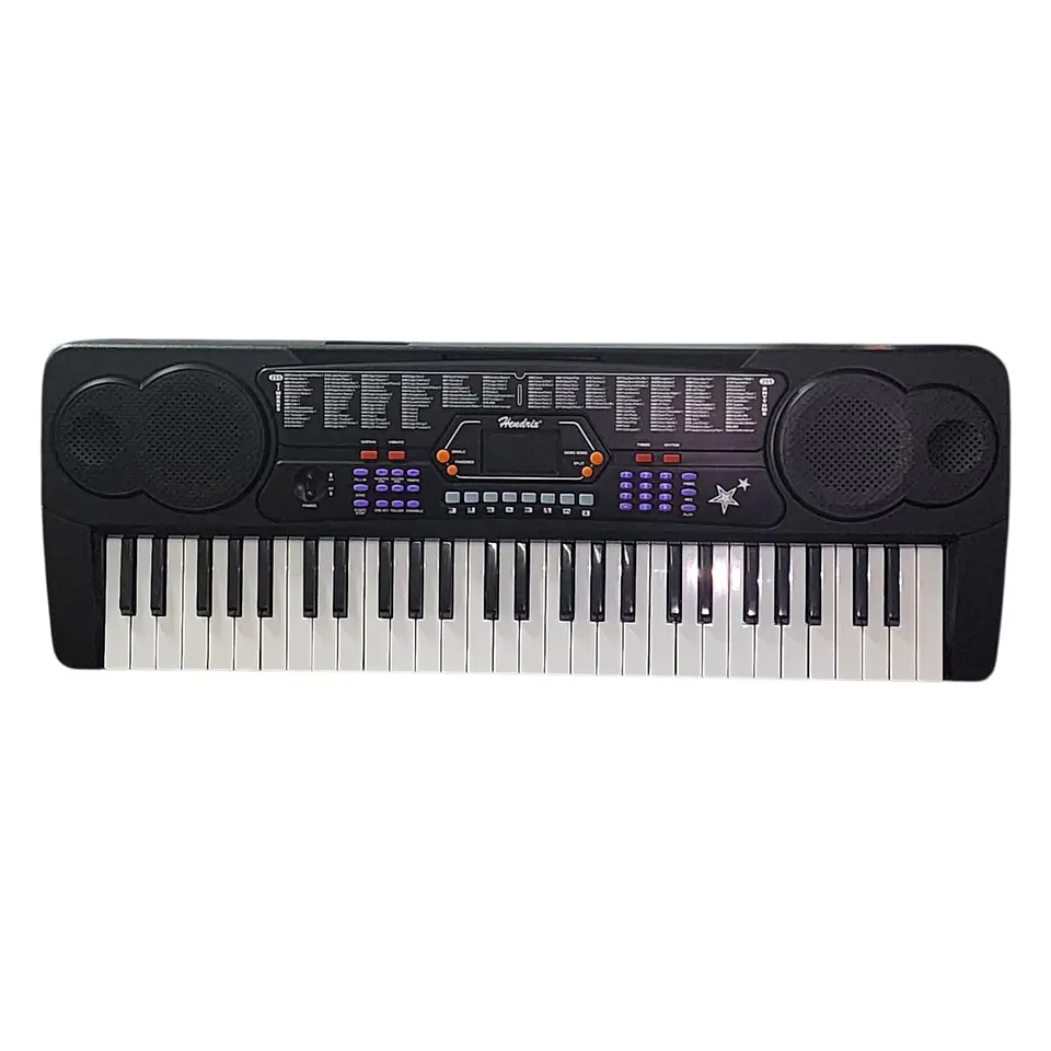 Teclado Elect Musical 54 teclas HX0084 + Micrófono Hendrix 1