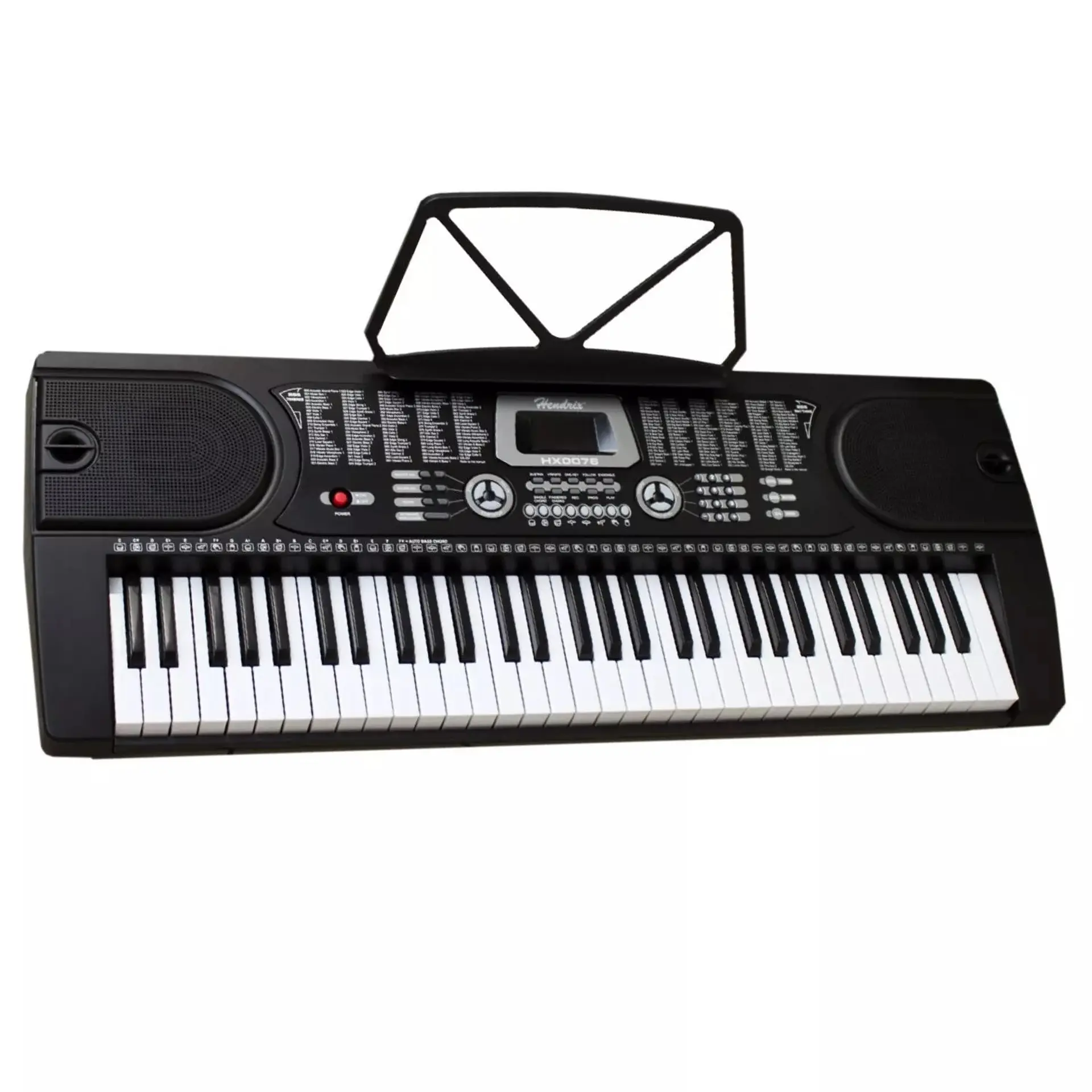 Teclado Elect Musical 61 teclas HX0076 + Micrófono Hendrix 1