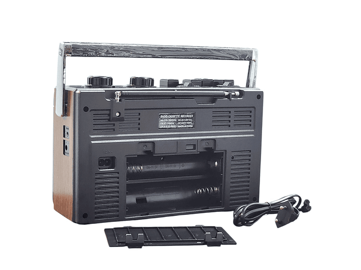 Radio Retro Portátil Cassette BT USB 20W AP02076 AudioPro 6