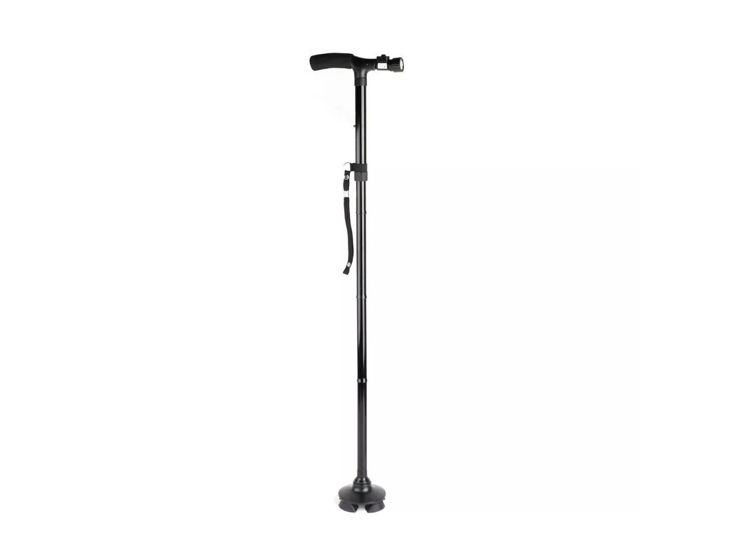 Bastón Ortopédico Plegable 4 Puntos con luz LED DM0023 Doma 1