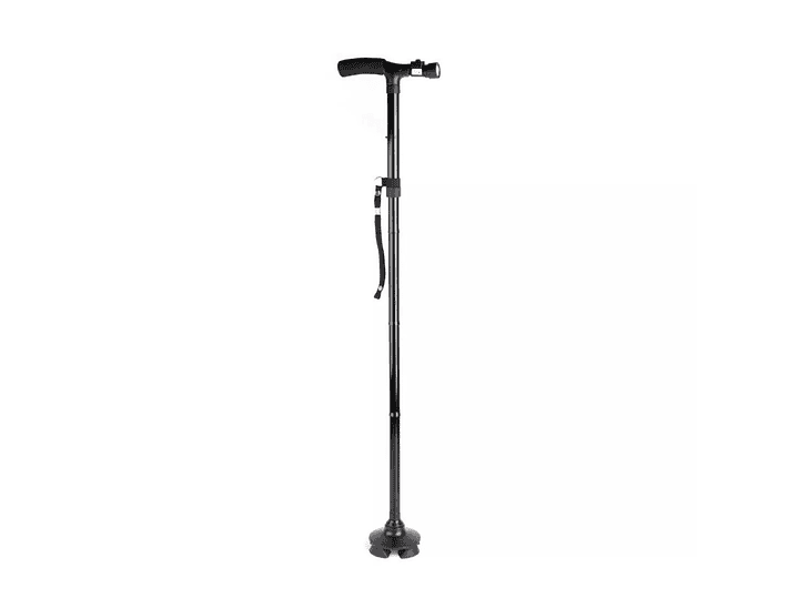 Bastón Ortopédico Plegable 4 Puntos con luz LED DM0023 Doma 1