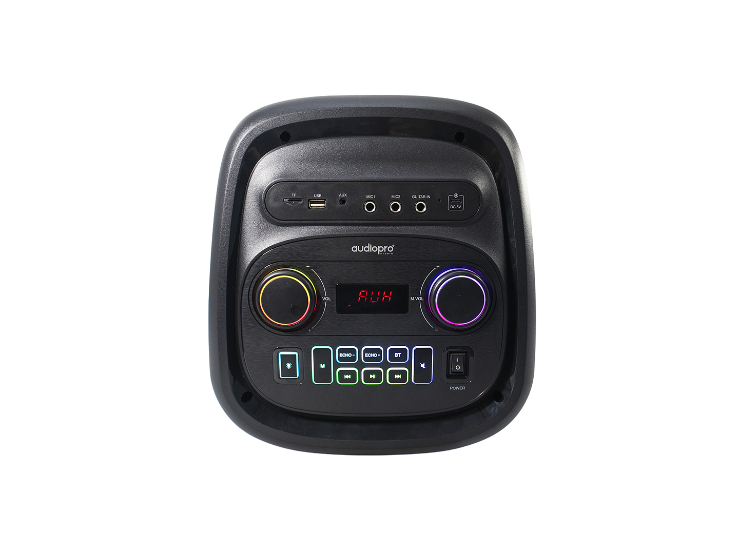 Parlante karaoke Vibe Tone Max AP02114 Led BT + Mic Audiopro 5000w 4