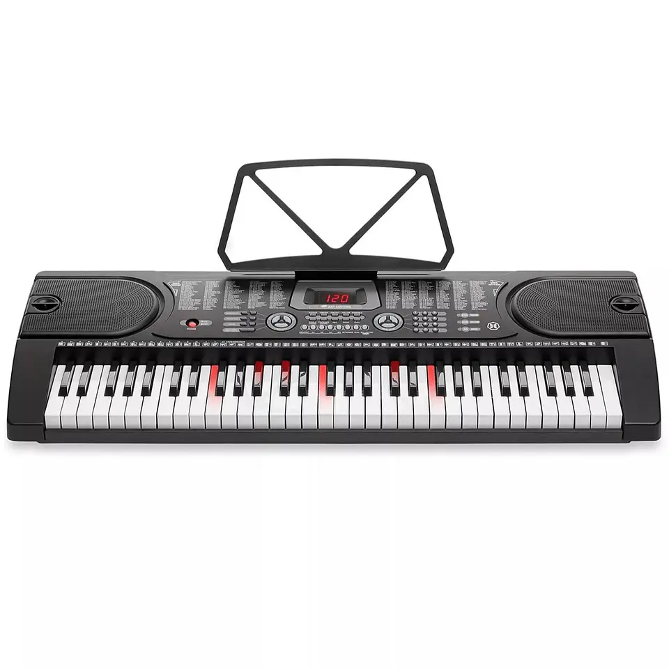 Teclado Elect Musical 61 teclas HX0076 + Micrófono Hendrix 2