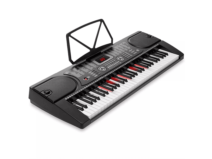 Teclado Elect Musical 61 teclas HX0076 + Micrófono Hendrix 3