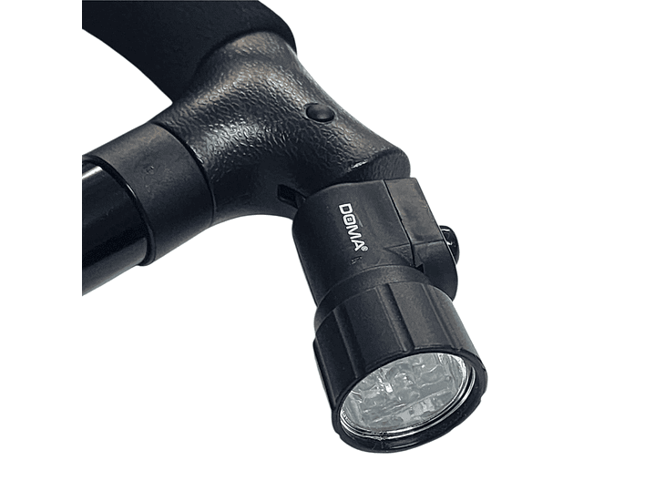 Bastón Ortopédico Plegable 4 Puntos con luz LED DM0023 Doma 4