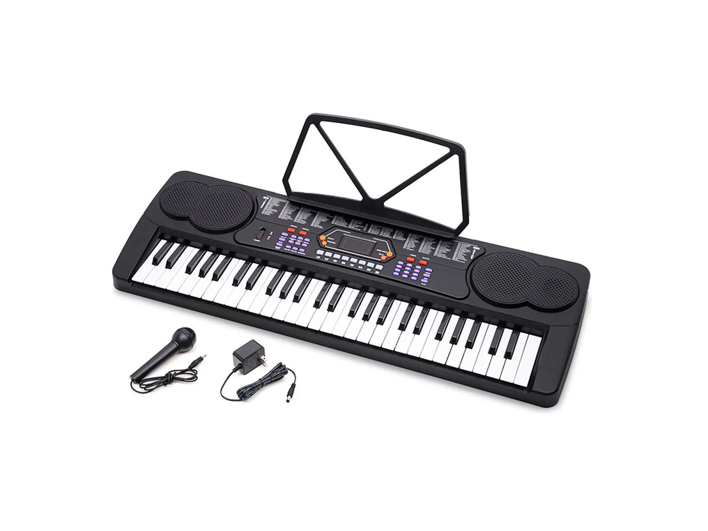 Teclado Elect Musical 54 teclas HX0084 + Micrófono Hendrix 8