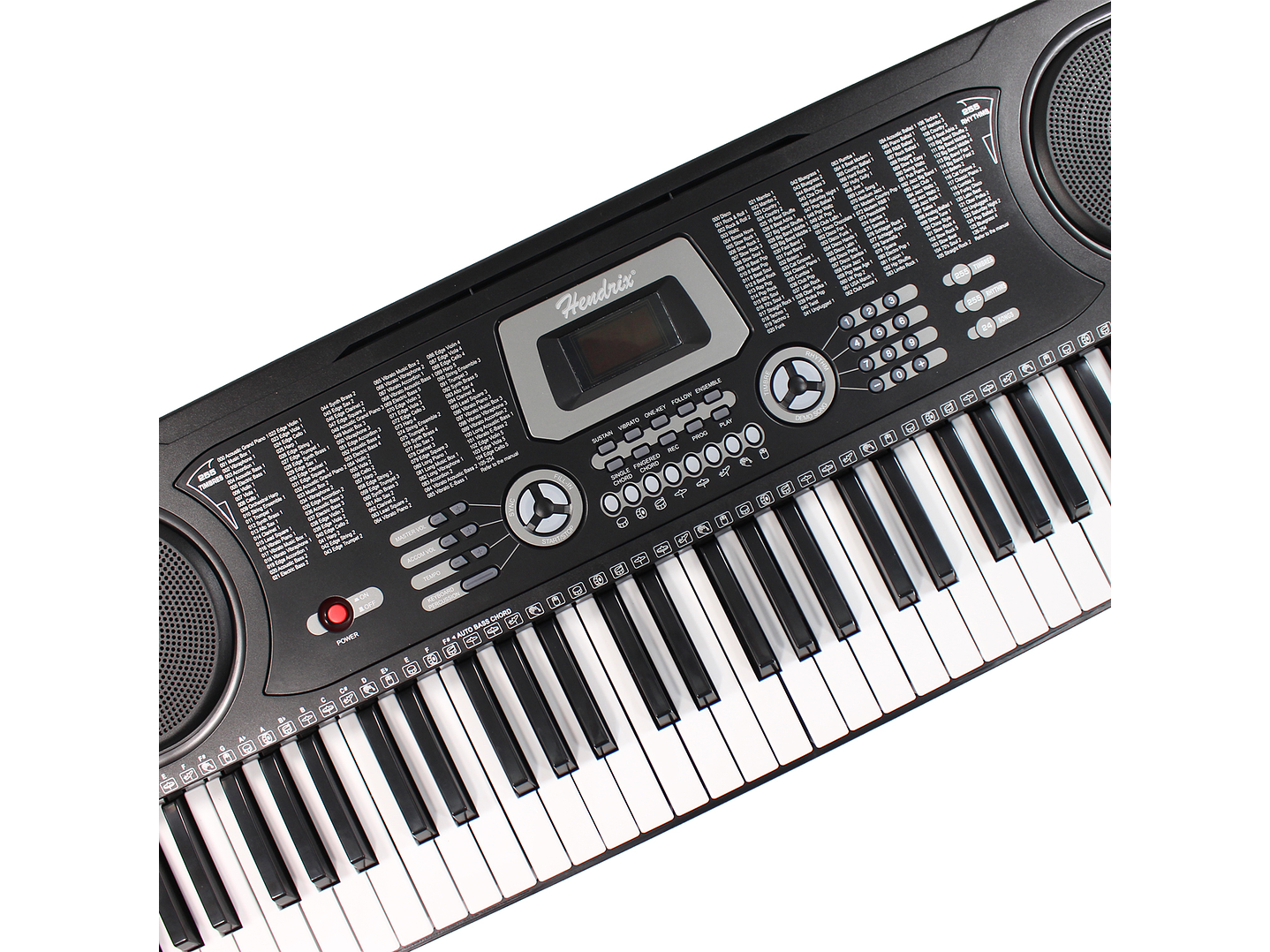 Teclado Elect Musical 61 teclas HX0076 + Micrófono Hendrix 8