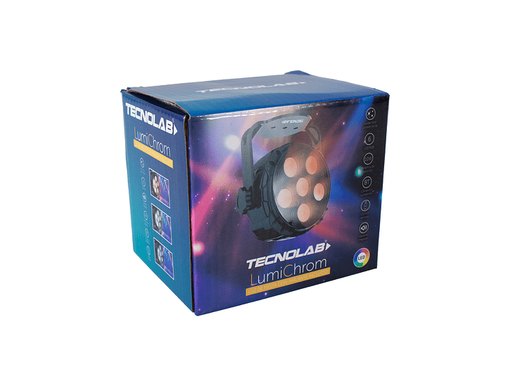 Luz Led Portátil RGB Con Parlante Bt TL770 Tecnolab 5