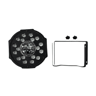 Foco LED RGB PAR 18 GlowBeat DMX512 TL773 Tecnolab