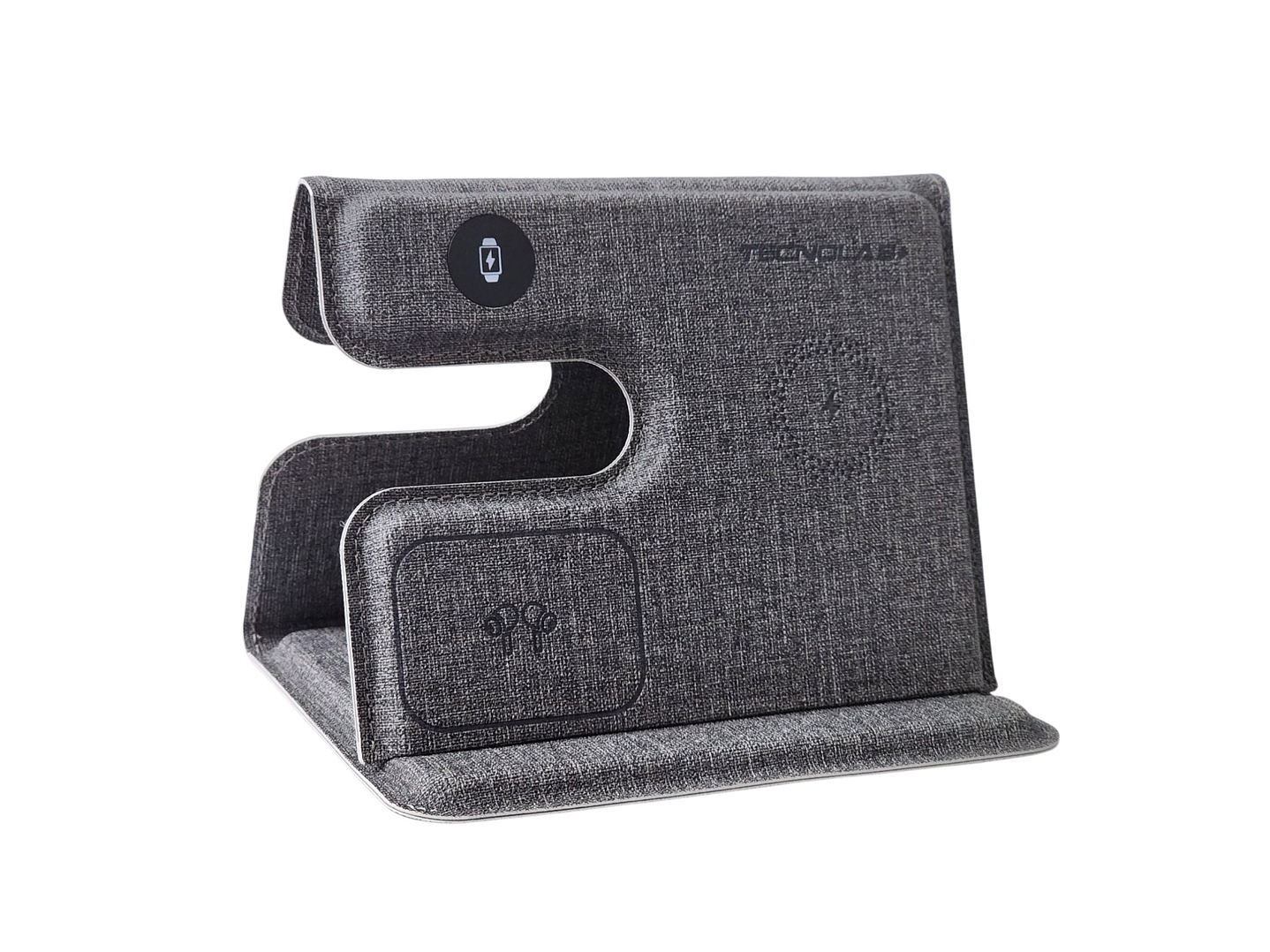 Cargador inalámbrico plegable 3 en 1 Qi 15W TL661 Tecnolab 7