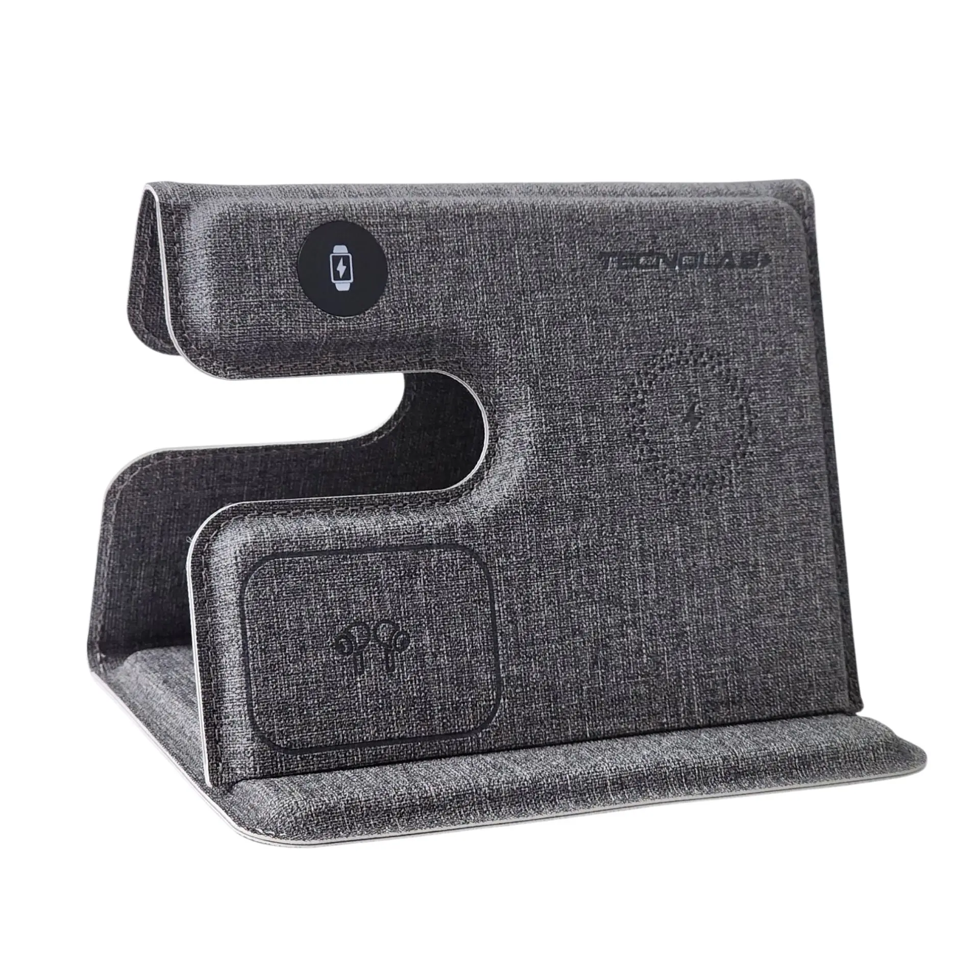 Cargador inalámbrico plegable 3 en 1 Qi 15W TL661 Tecnolab 7