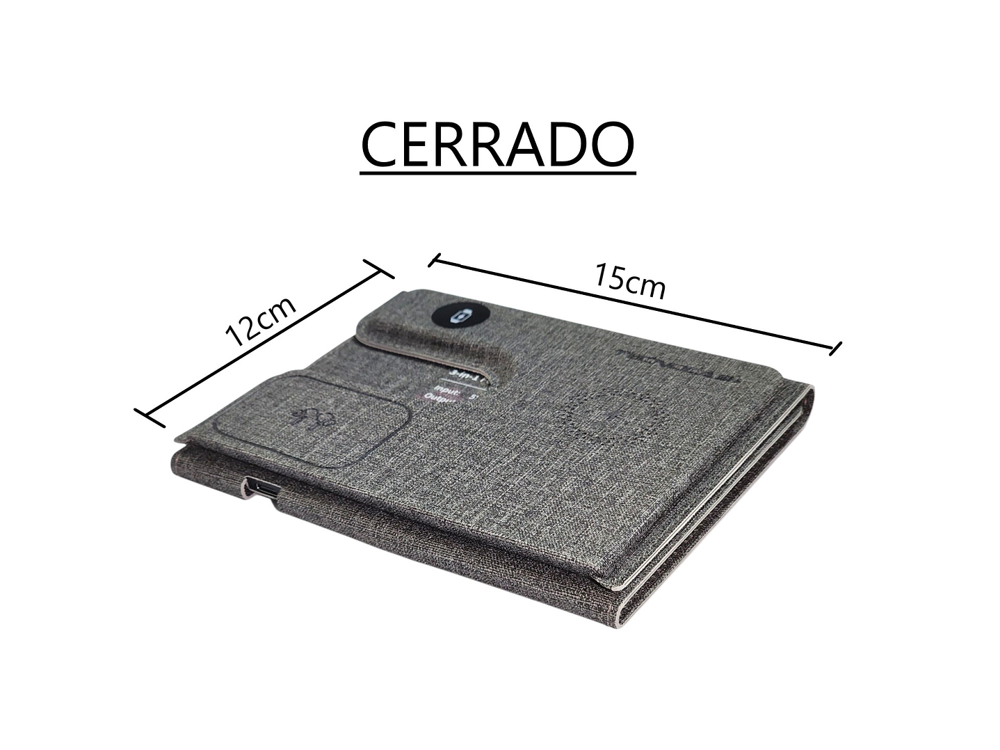 Cargador inalámbrico plegable 3 en 1 Qi 15W TL661 Tecnolab 8