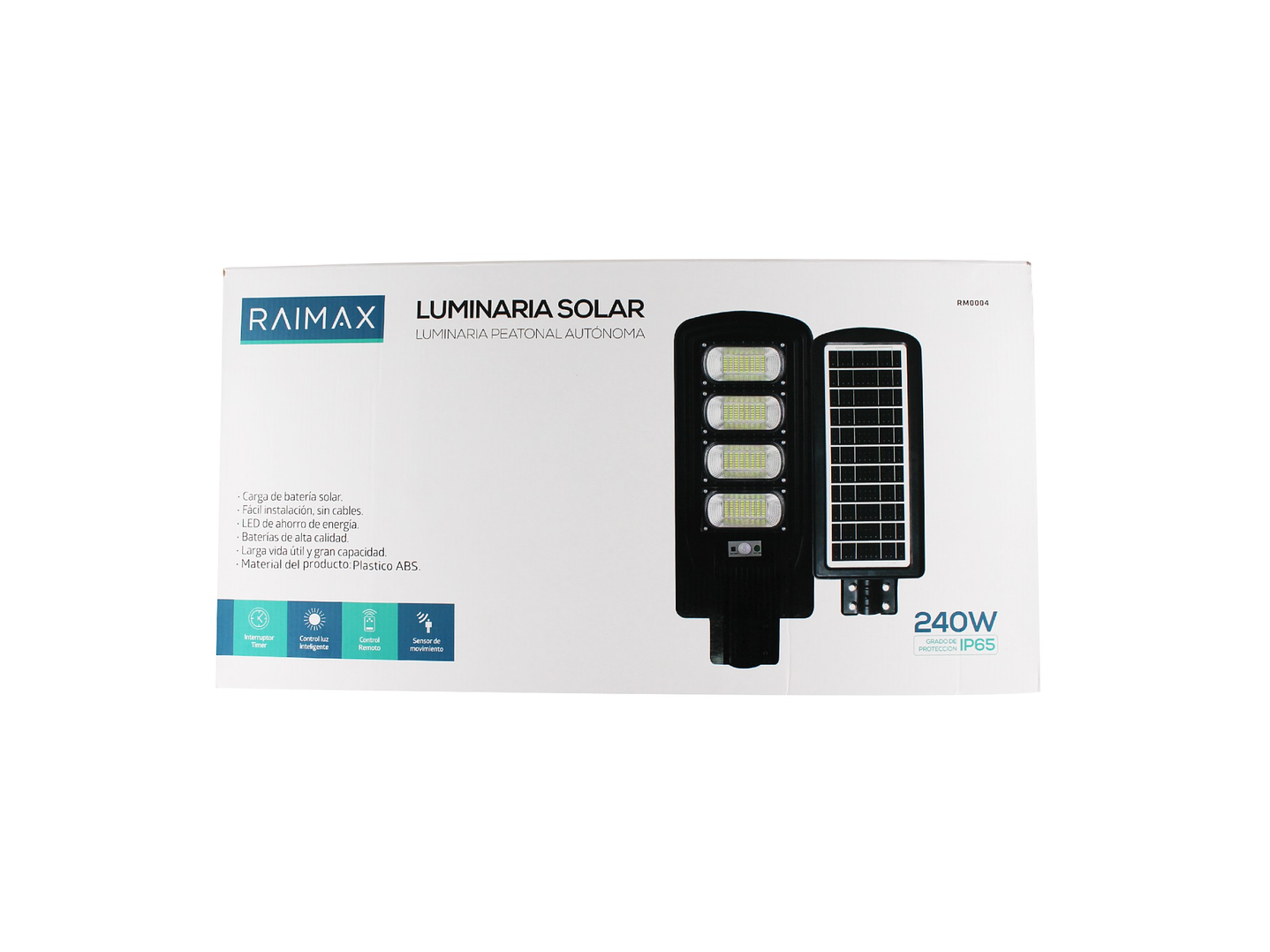 Foco Solar 240W LED IP65 con Sensor y Control RM0004 Raimax 4