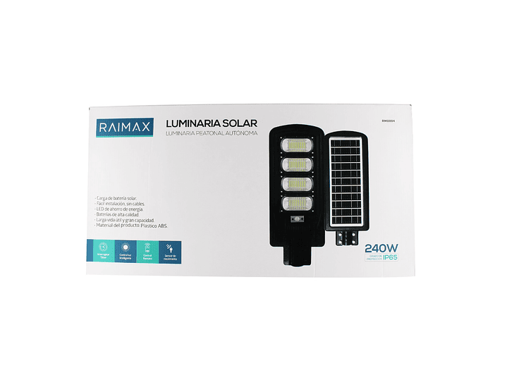 Foco Solar 240W LED IP65 con Sensor y Control RM0004 Raimax 4
