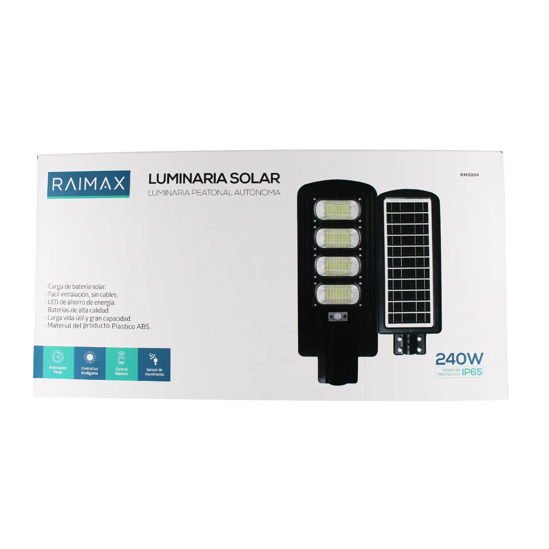 Foco Solar 240W LED IP65 con Sensor y Control RM0004 Raimax 4