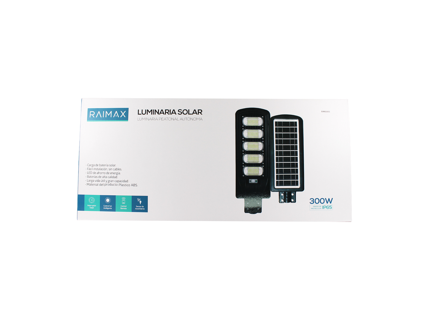 Foco Solar 300W LED IP65 con Sensor y Control RM0005 Raimax 3