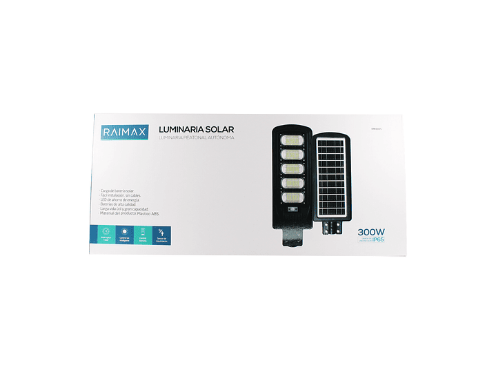 Foco Solar 300W LED IP65 con Sensor y Control RM0005 Raimax 3