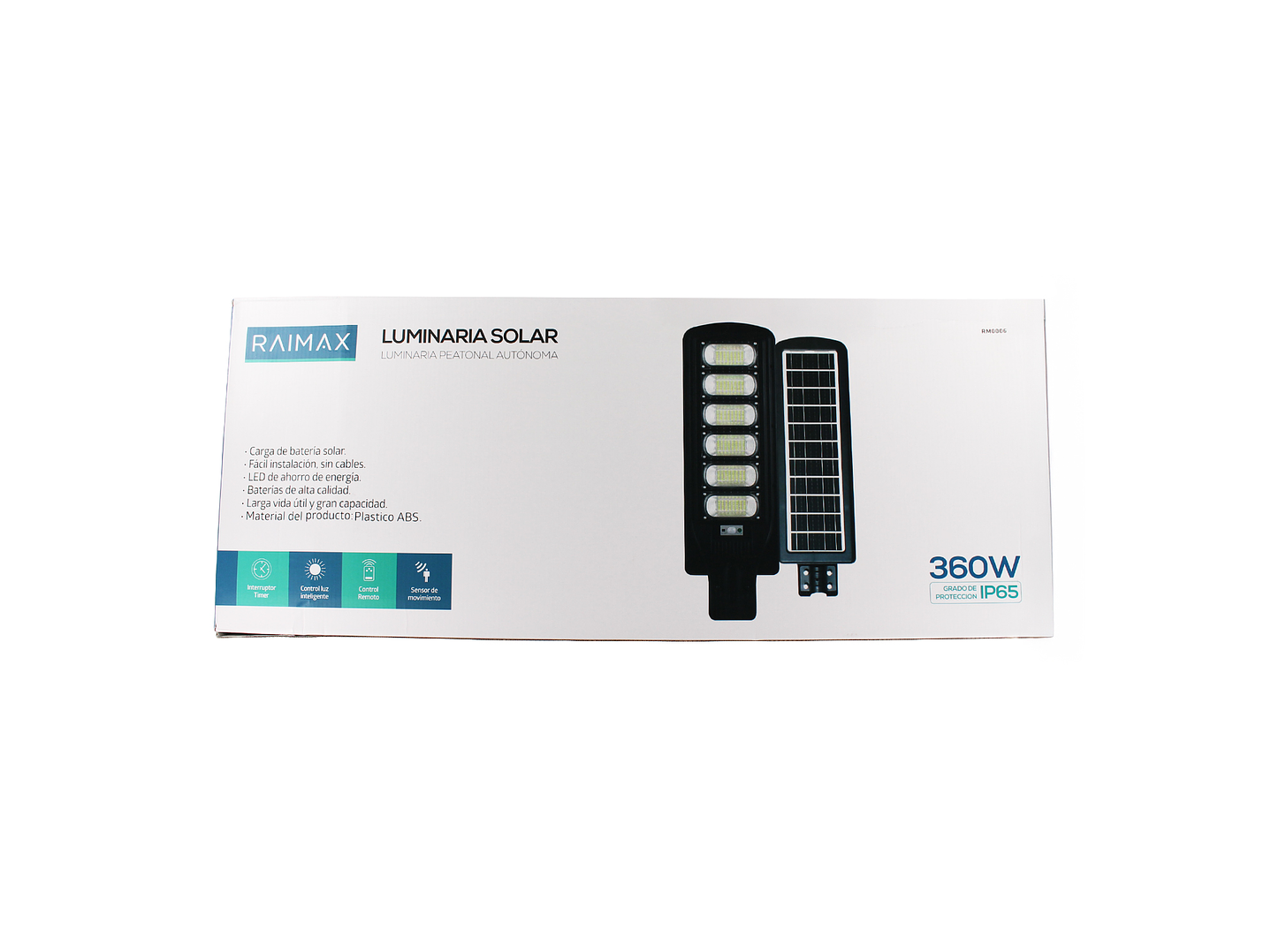 Foco Solar 360W LED IP65 con Sensor y Control RM0006 Raimax 4