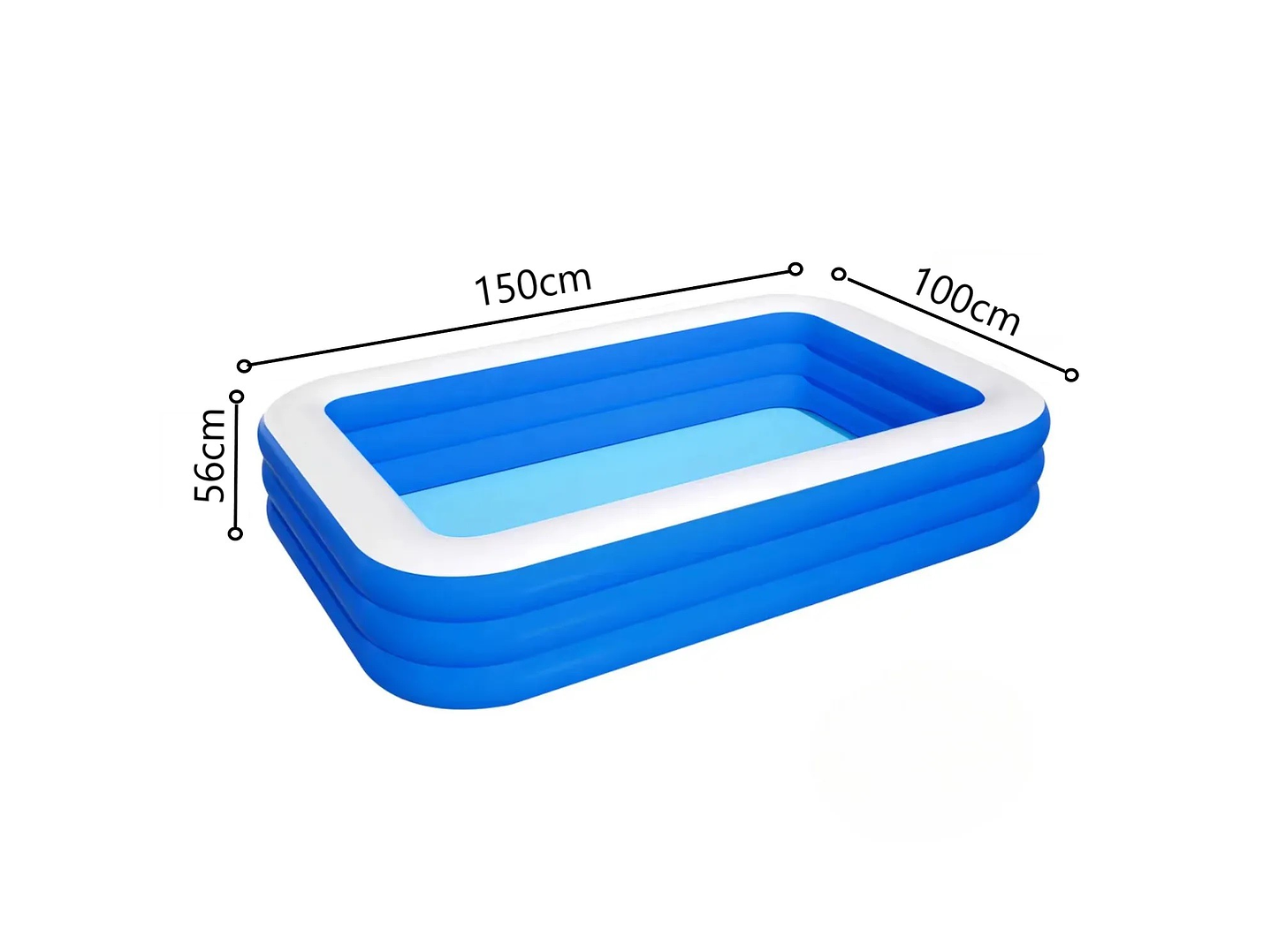 Piscina Inflable Rectangular 150cm DBG1726 Dblue 2