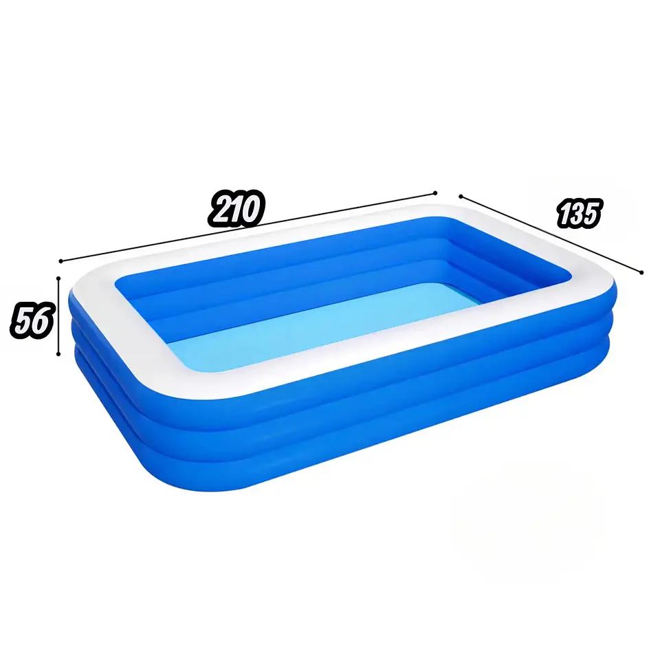 Piscina Inflable Rectangular 210cm 1500lts DBG1725 Dblue 4